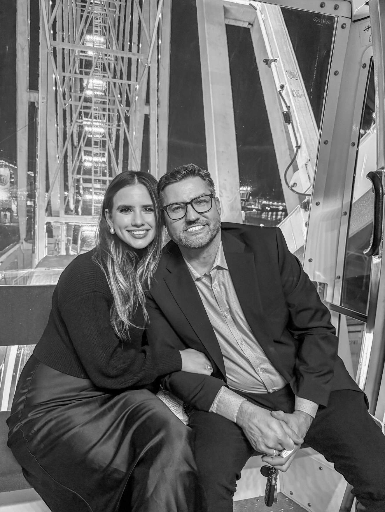 Naomi and Brad, co-hosts of and/or Podcast
